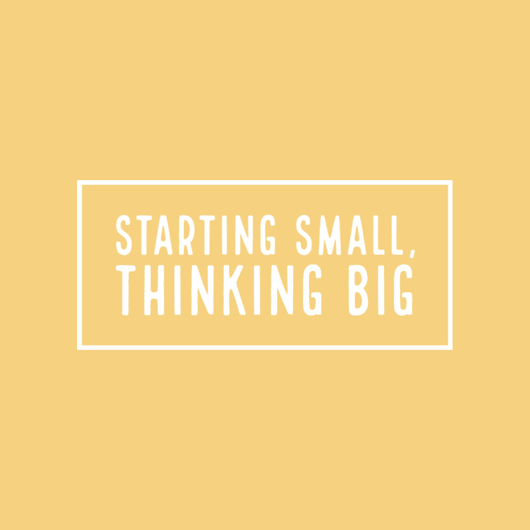 Starting Small, Thinking Big